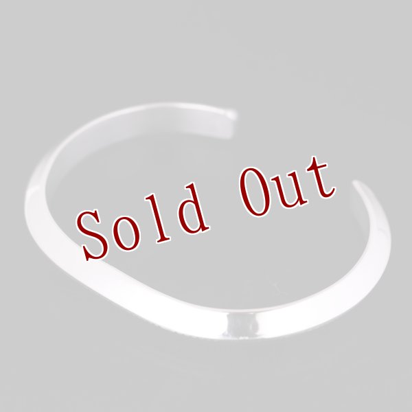 画像6: ナバホ族 Bruce Morgan #2TR ストライプ(14K)/プレーン(SS) バングル 【RIVER MAIL企画】 (6)