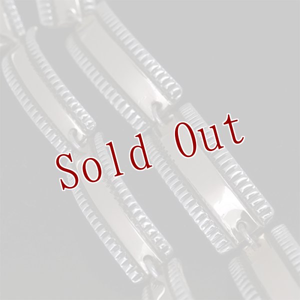 画像3: 【RIVER MAIL企画】ナバホ族 Bruce Morgan 1/4” 14K チゼル プレーン ブレスレット (3)