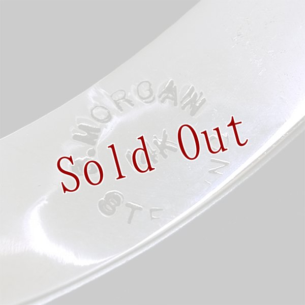 画像4: 【RIVER MAIL企画】ナバホ族 Bruce Morgan 1/4” 14K チゼル プレーン ブレスレット (4)