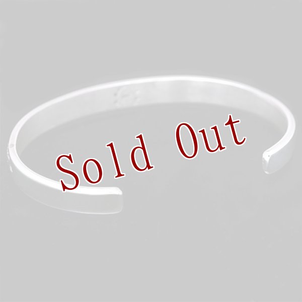 画像4: 【再入荷】ナバホ族 Bruce Morgan 1/4" 14K コーンロー バングル (4)