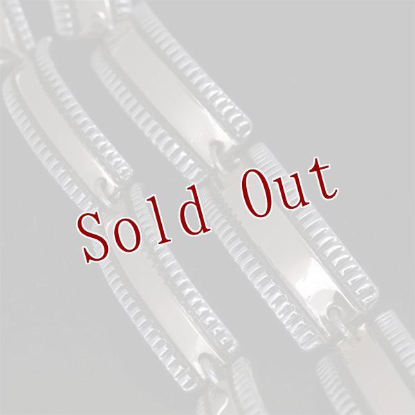 画像3: 【RIVER MAIL企画】ナバホ族 Bruce Morgan 3/8” 14K チゼル プレーン ブレスレット (3)