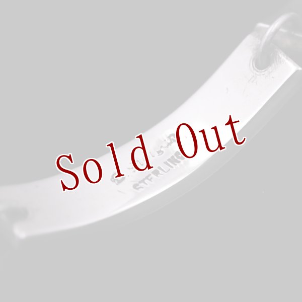 画像4: 【RIVER MAIL企画】ナバホ族 Bruce Morgan 1/4” SS ストライプ+プレーン ブレスレット (4)