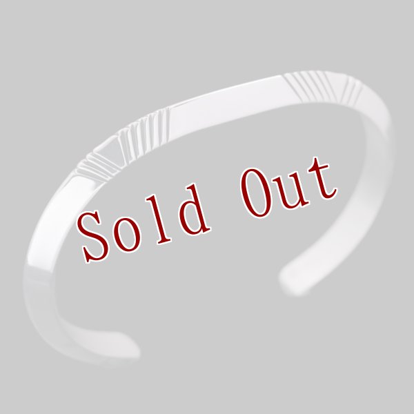 画像2: ナバホ族 Bruce Morgan #2TR SS アロー バングル【RIVER MAIL企画】 (2)