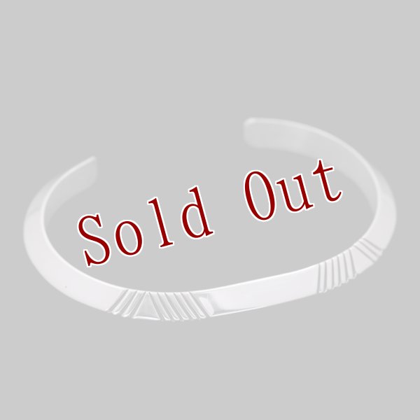 画像4: ナバホ族 Bruce Morgan #2TR SS アロー バングル【RIVER MAIL企画】 (4)