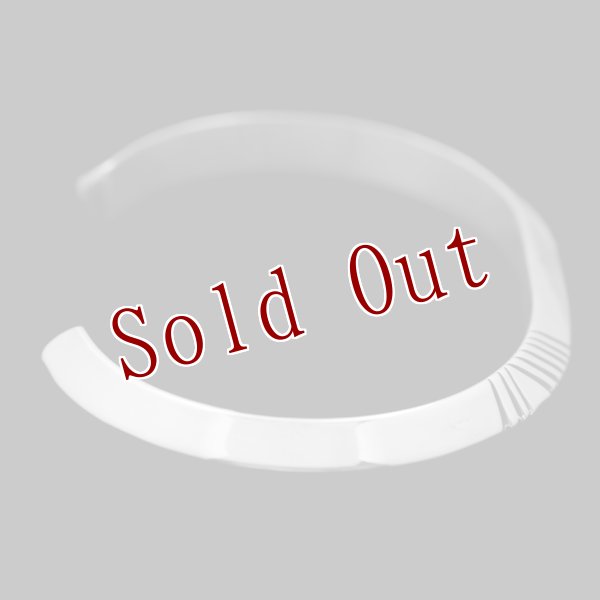 画像6: ナバホ族 Bruce Morgan #2TR SS アロー バングル【RIVER MAIL企画】 (6)