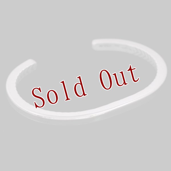 画像5: ナバホ族 Bruce Morgan #6SQ プレーン(14K)/4ダイヤ+アロー(SS) バングル【RIVER MAIL企画】 (5)