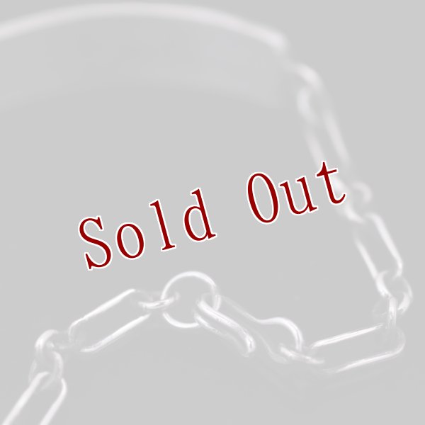 画像2: 【RIVER MAIL企画】ナバホ族 Bruce Morgan 3/8" 14Kゴールド チゼル ID ブレスレット (2)