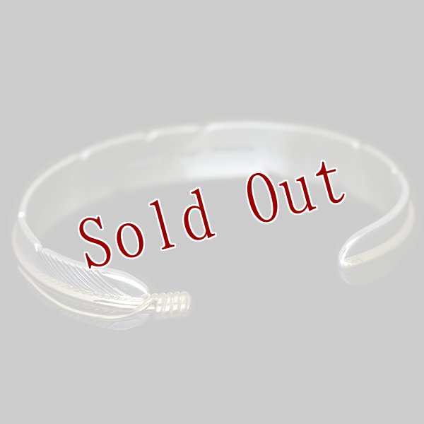 画像5: 【再入荷】ナバホ族 Harvey Mace 3/8” 12KGF イーグルフェザー バングル (5)