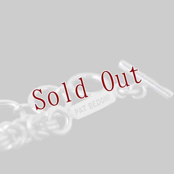 画像4: ナバホ族 Pat Bedonie シルバー チェーン ブレスレット (4)