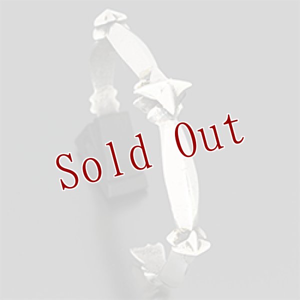 画像1: ナバホ族 Aaron Anderson 4スター バングル (1)