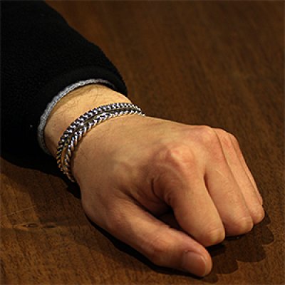 画像3: ナバホ族 Delbert Vandever ツイストワイヤー バングル