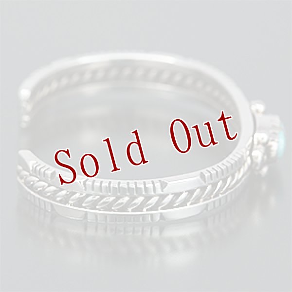 画像2: ナバホ族  Delbert Vandever キャリコレイク バングル (2)