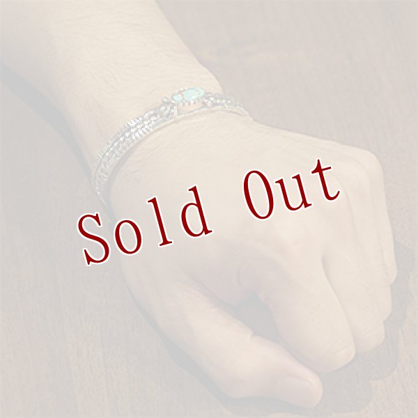 画像4: ナバホ族  Delbert Vandever キャリコレイク バングル (4)