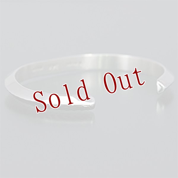 画像3: ナバホ族 Bruce Morgan #2トライアングルワイヤー 14K/シルバー バングル メンズ S/レディース L (3)