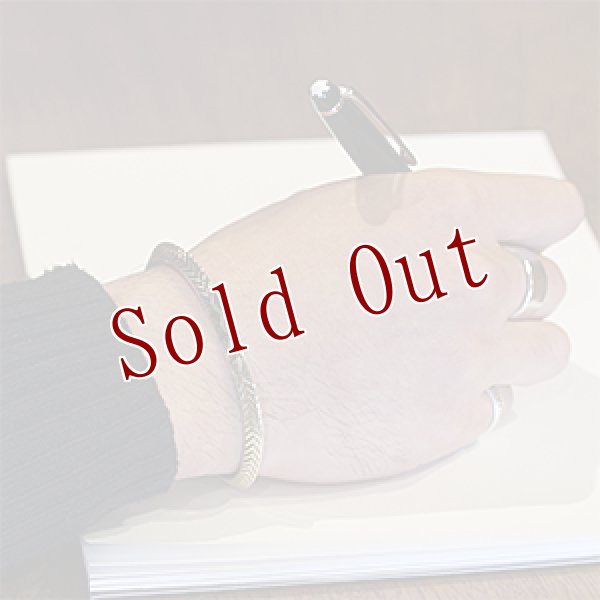 画像4: ナバホ族 Bruce Morgan #2トライアングルワイヤー 14K/シルバー バングル メンズ S/レディース L (4)