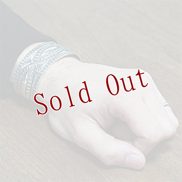 画像4: ナバホ族 Sunshine Reeves インゴットシルバー リポウズ バングル (4)