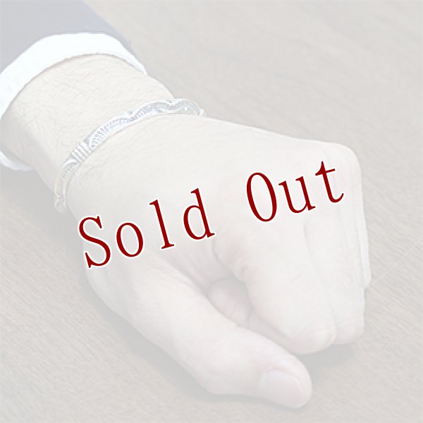 画像4: ナバホ族 Kevin Ramone トライアングルワイヤー バングル (4)