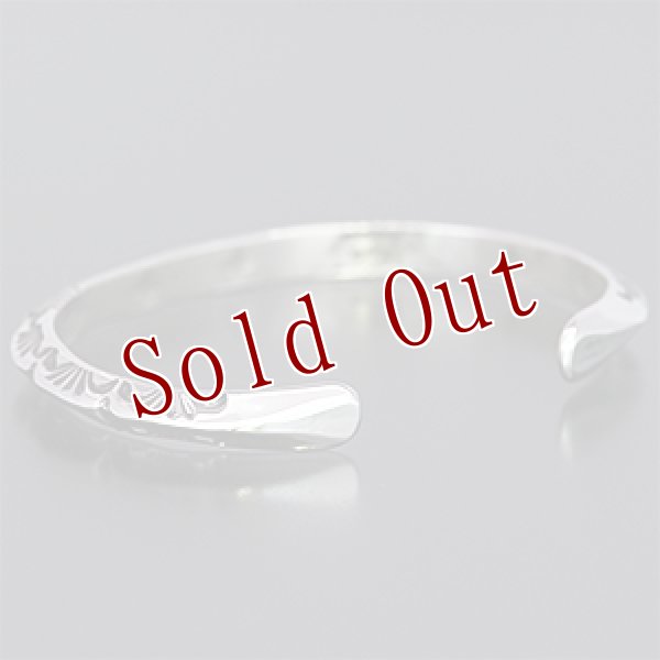 画像3: ナバホ族 Kevin Ramone トライアングルワイヤー バングル (3)