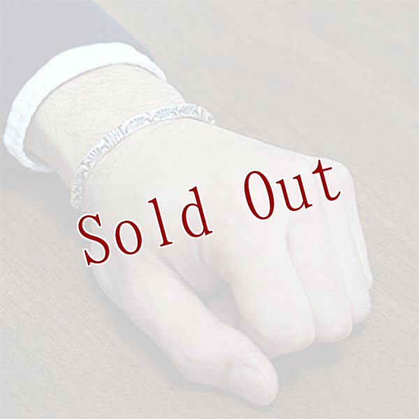 画像4: ナバホ族 Kevin Ramone トライアングルワイヤー バングル (4)