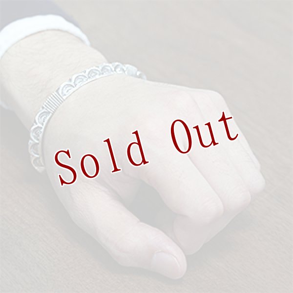 画像4: ナバホ族 Kevin Ramone トライアングルワイヤー バングル (4)