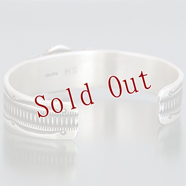 画像3: ナバホ族 Herman Smith パイロットマウンテン バングル (3)