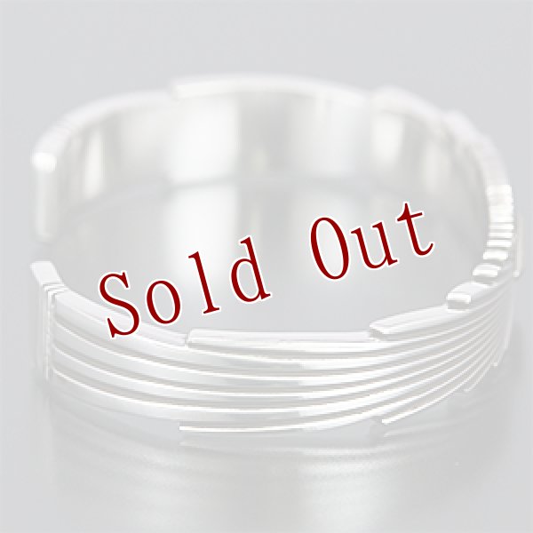 ナバホ族 Pat Bedonie 3/8” 14K サンバースト バングル 【送料無料】