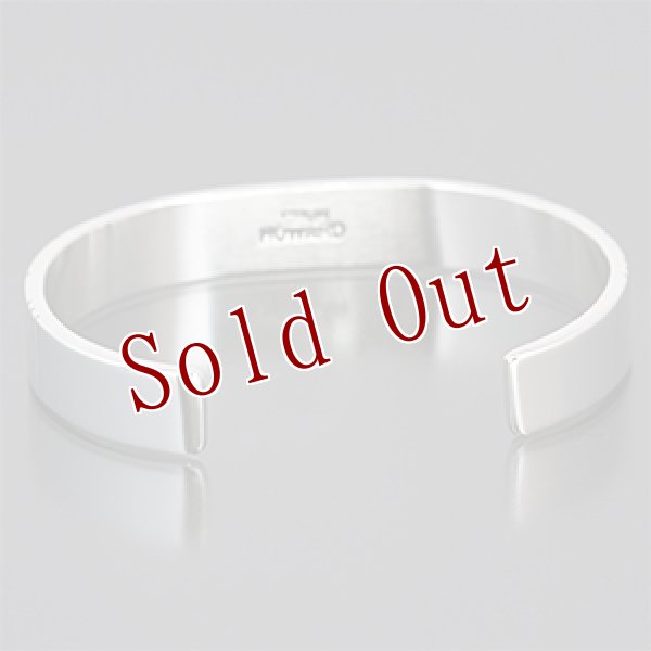 画像3: ナバホ族 Howard Nelson  3/8" フェザー オーバーレイ バングル (3)