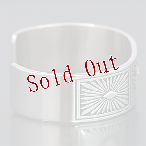 画像2: ナバホ族 Howard Nelson 3/4" ケトー/サンバースト バングル (2)