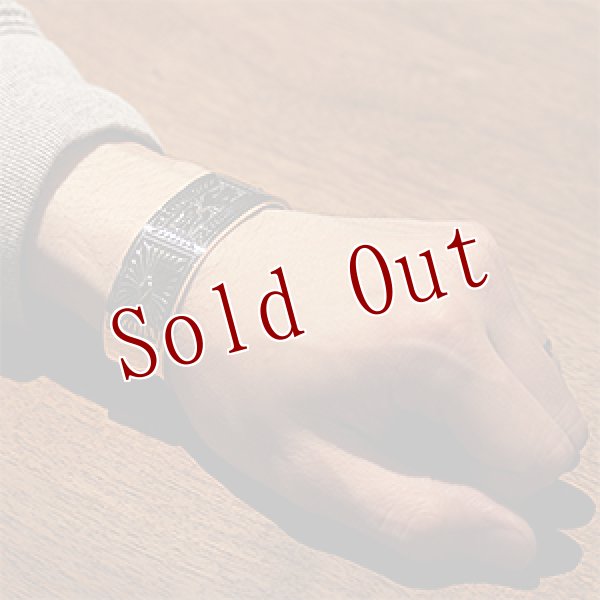 画像4: ナバホ族 Howard Nelson 3/4" ケトー/サンバースト バングル (4)