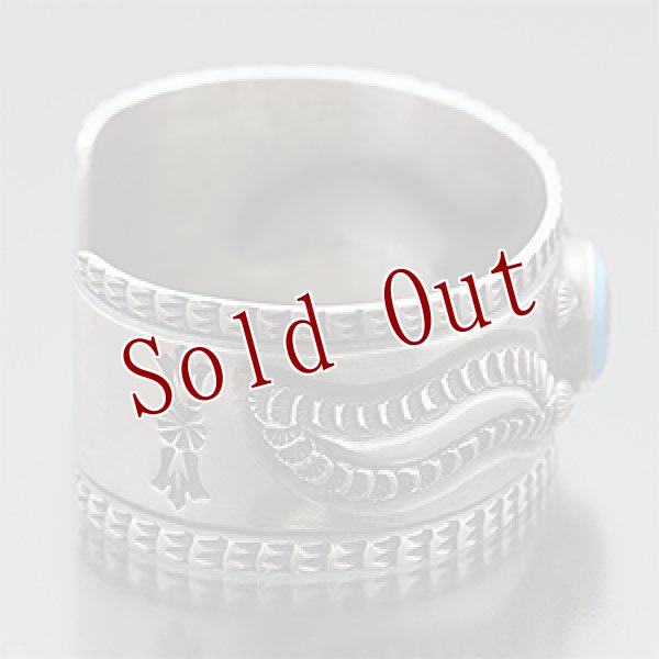 画像2: ナバホ族 Sunshine Reeves モレンシ リポウズ インゴットシルバー バングル (2)