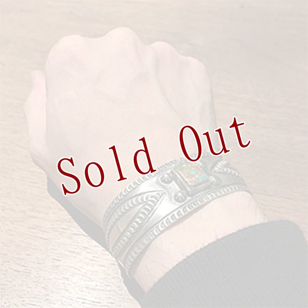 画像4: ナバホ族 Sunshine Reeves パイロットマウンテン リポウズ インゴットシルバー バングル (4)