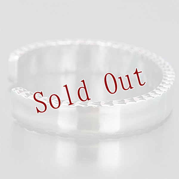 画像2: ナバホ族 Sunshine Reeves 2面スタンプ バングル (2)