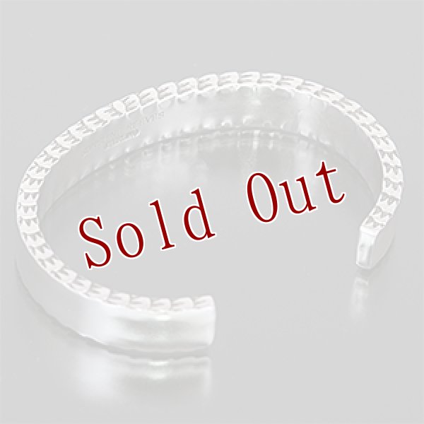 画像3: ナバホ族 Sunshine Reeves 2面スタンプ バングル (3)