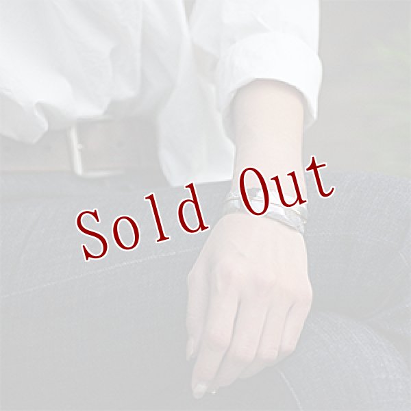 画像4: ナバホ族 Harvey Mace 3/4” 12KGF イーグルフェザー バングル レディース M (4)