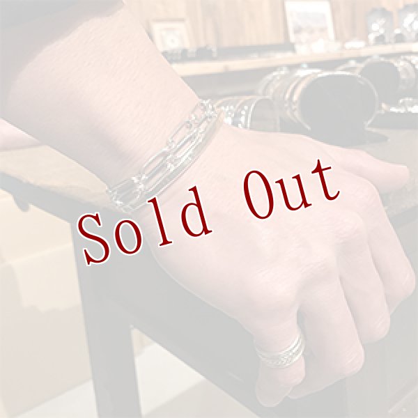 画像4: ナバホ族 Harvey Mace ハンドメイド チェーン ブレスレット (4)