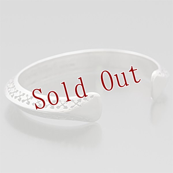 画像3: ナバホ族 Sunshine Reeves #1トライアングルワイヤー Wアロー/スター バングル メンズ M (3)