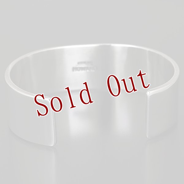 画像6: ナバホ族 Howard Nelson 3/4” 14K サンバースト バングル (6)