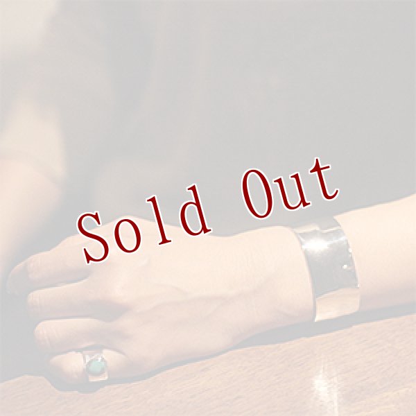 画像4: ナバホ族 Sunshine Reeves 1” プレーン/スタンプ バングル レディース M (4)