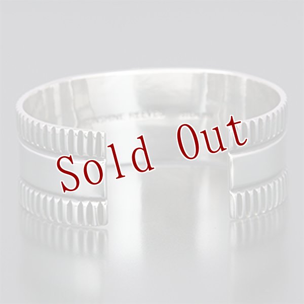 画像4: ナバホ族 Sunshine Reeves 3/4” キャンデラリア チゼル バングル (4)