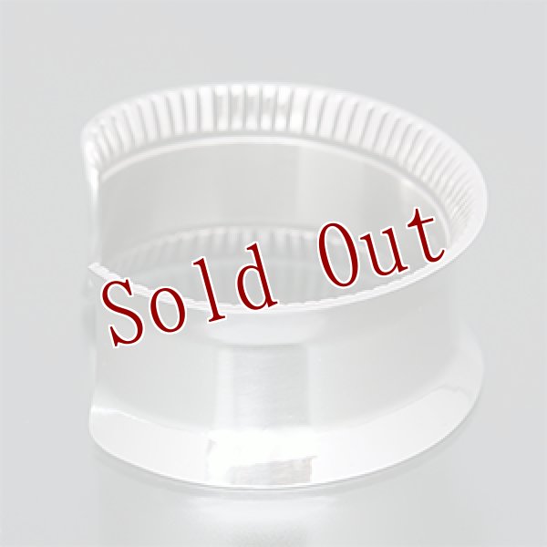 画像2: ナバホ族 Sunshine Reeves 1” プレーン/スタンプ カーブ バングル レディース M (2)