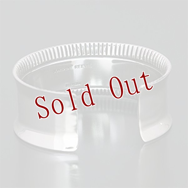 画像2: ナバホ族 Sunshine Reeves 1” プレーン/スタンプ カーブ バングル メンズ S/レディース L (2)