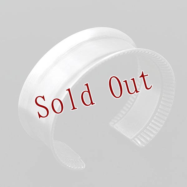 画像2: ナバホ族 Sunshine Reeves 1” プレーン/チゼル カーブ バングル マット仕上げ (2)