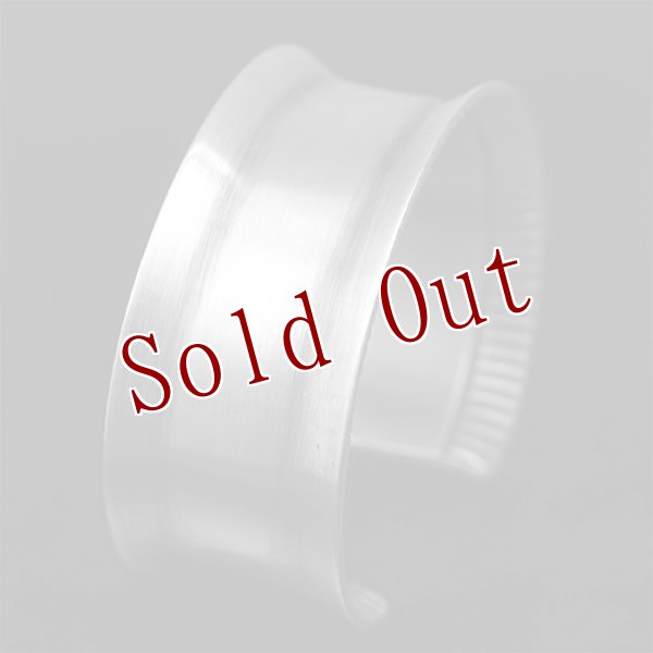 画像3: ナバホ族 Sunshine Reeves 1” プレーン/チゼル カーブ バングル マット仕上げ (3)