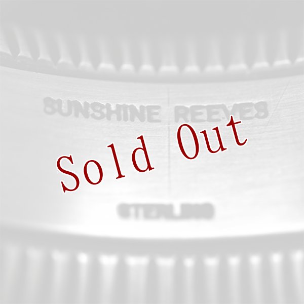 画像8: ナバホ族 Sunshine Reeves 1” プレーン/チゼル カーブ バングル マット仕上げ (8)