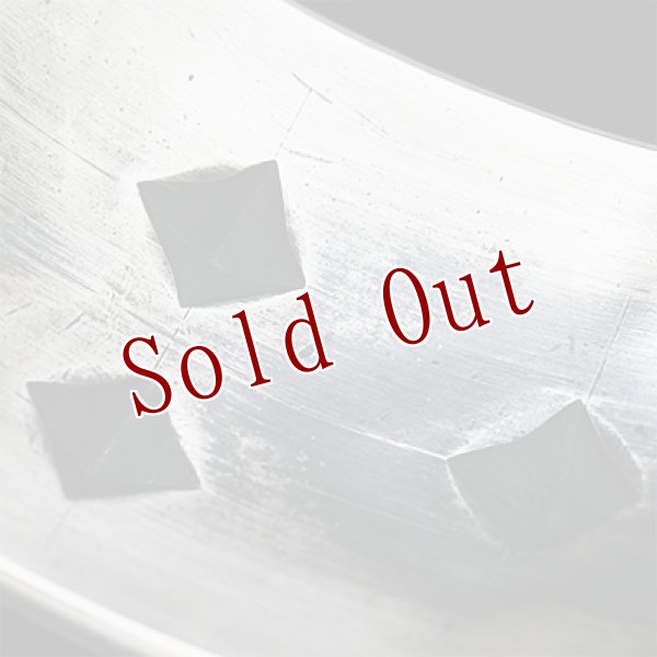 画像9: ナバホ族 Harrison Jim 1 1/8" バンプアウト インゴットシルバー バングル (9)