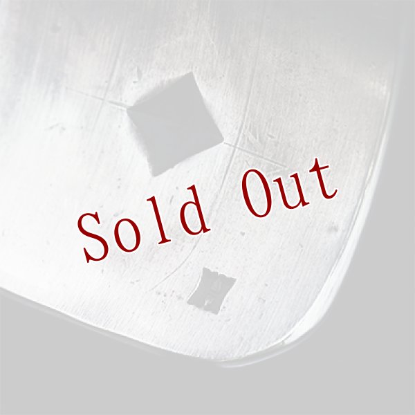 画像10: ナバホ族 Harrison Jim 1 1/8" バンプアウト インゴットシルバー バングル (10)