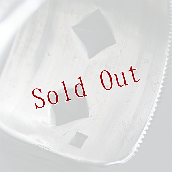 画像4: ナバホ族 Harrison Jim 1 1/8" バンプアウト インゴットシルバー バングル (4)