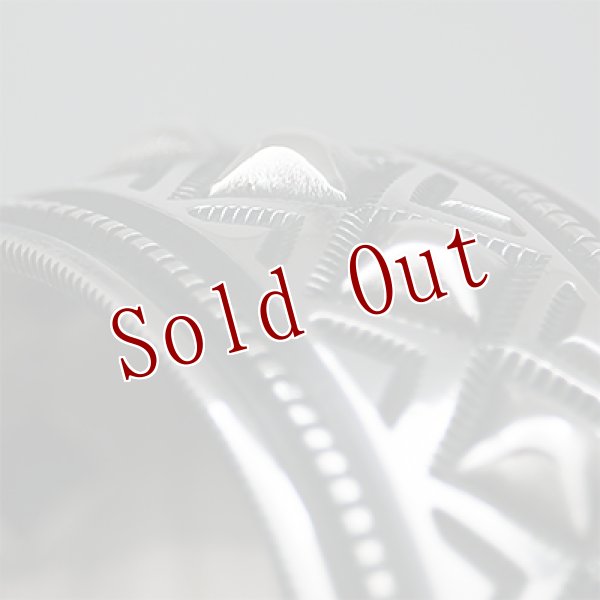 画像8: ナバホ族 Harrison Jim 1 1/8" バンプアウト インゴットシルバー バングル (8)