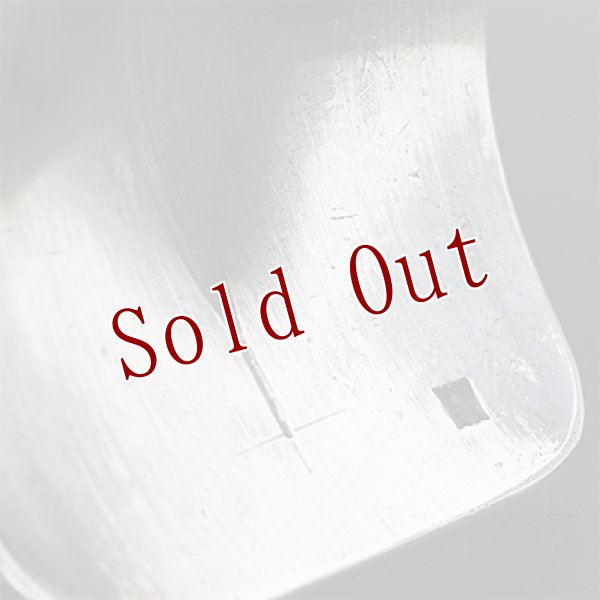 画像10: ナバホ族 Harrison Jim 1 1/2" リポウズ インゴットシルバー バングル (10)