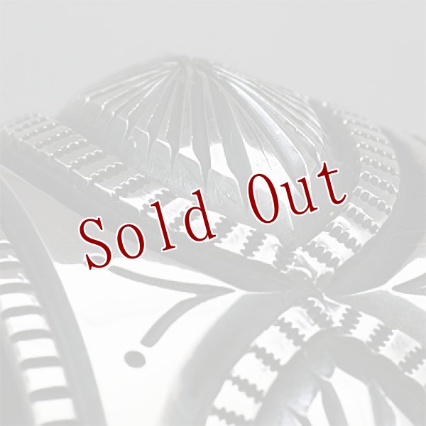 画像7: ナバホ族 Harrison Jim 1 1/2" リポウズ インゴットシルバー バングル (7)